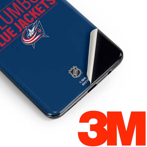 NHL Columbus Blue Jackets Lineup Galaxy S10 Plus Skin