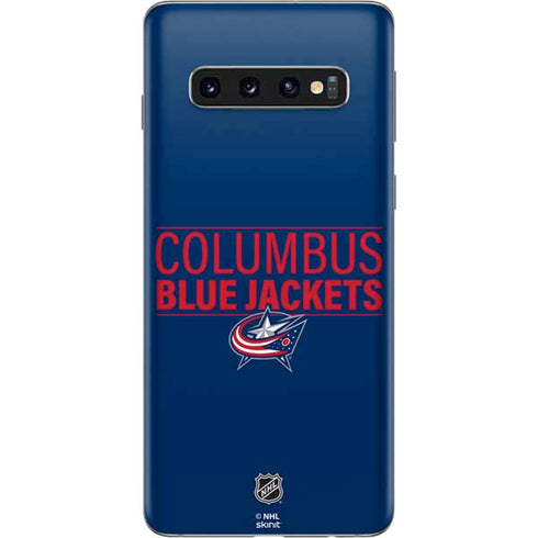 NHL Columbus Blue Jackets Lineup Galaxy S10 Skin