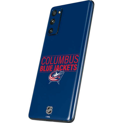 NHL Columbus Blue Jackets Lineup Galaxy S20 Fan Edition Skin
