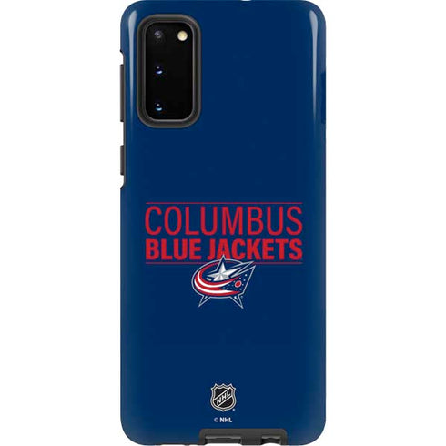 NHL Columbus Blue Jackets Lineup Galaxy S20 Pro Case