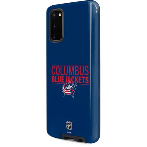 NHL Columbus Blue Jackets Lineup Galaxy S20 Pro Case