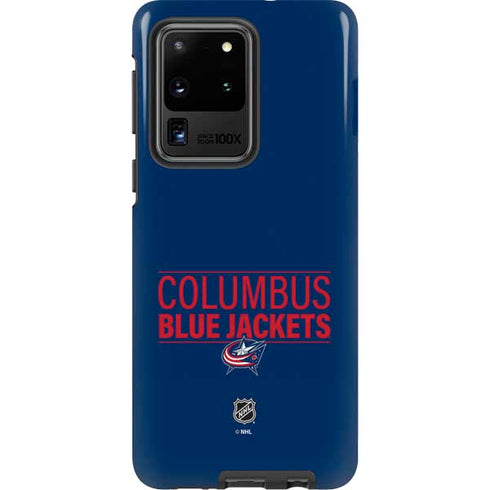 NHL Columbus Blue Jackets Lineup Galaxy S20 Ultra 5G Pro Case