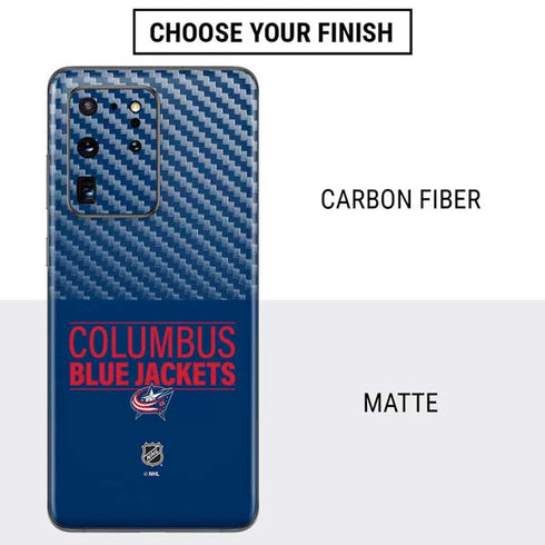 NHL Columbus Blue Jackets Lineup Galaxy S20 Ultra 5G Skin