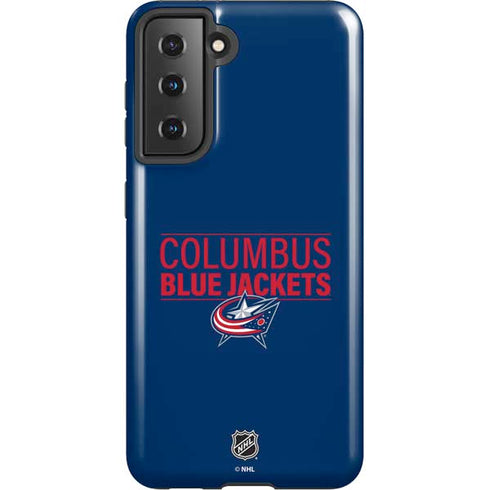 NHL Columbus Blue Jackets Lineup Galaxy S21 5G Pro Case