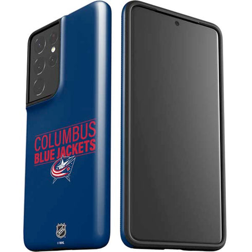NHL Columbus Blue Jackets Lineup Galaxy S21 Ultra 5G Pro Case