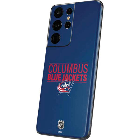 NHL Columbus Blue Jackets Lineup Galaxy S21 Ultra 5G Skin