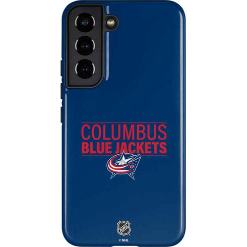 NHL Columbus Blue Jackets Lineup Galaxy S22 Pro Case