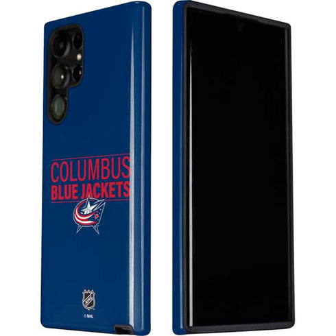 NHL Columbus Blue Jackets Lineup Galaxy S22 Ultra Pro Case