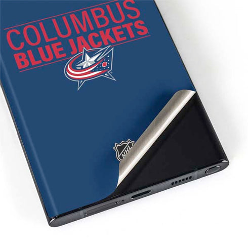 NHL Columbus Blue Jackets Lineup Galaxy S22 Ultra Skin