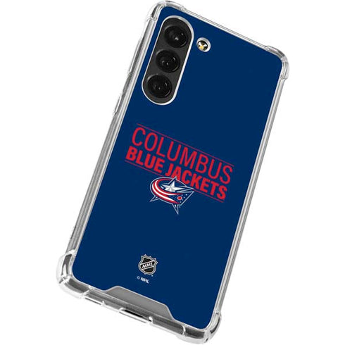 NHL Columbus Blue Jackets Lineup Galaxy S23 Clear Case