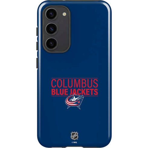 NHL Columbus Blue Jackets Lineup Galaxy S23 Plus Pro Case