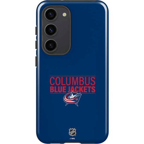 NHL Columbus Blue Jackets Lineup Galaxy S23 Pro Case