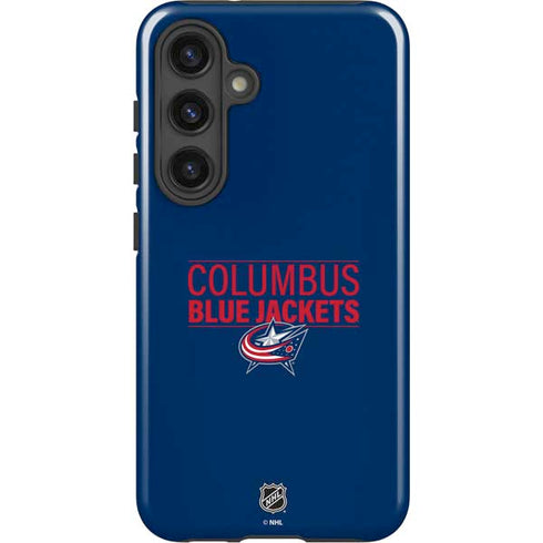 NHL Columbus Blue Jackets Lineup Galaxy S24 Plus Impact Case