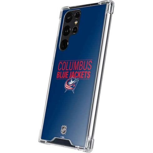 NHL Columbus Blue Jackets Lineup Galaxy S24 Ultra Clear Case