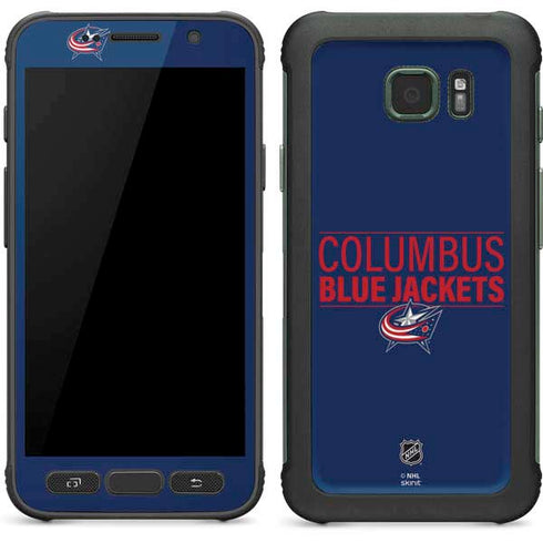 NHL Columbus Blue Jackets Lineup Galaxy S7 Active Skin