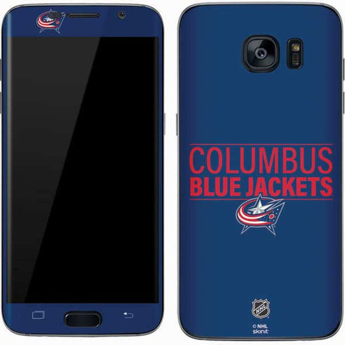 NHL Columbus Blue Jackets Lineup Galaxy S7 Skin