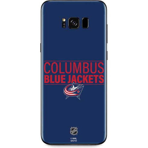 NHL Columbus Blue Jackets Lineup Galaxy S8 Plus Skin