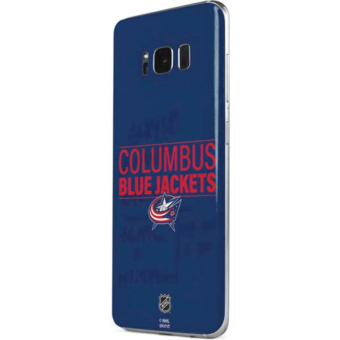 NHL Columbus Blue Jackets Lineup Galaxy S8 Plus Skin