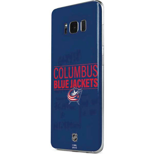 NHL Columbus Blue Jackets Lineup Galaxy S8 Skin