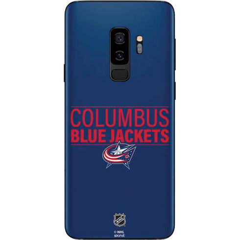 NHL Columbus Blue Jackets Lineup Galaxy S9 Plus Skin