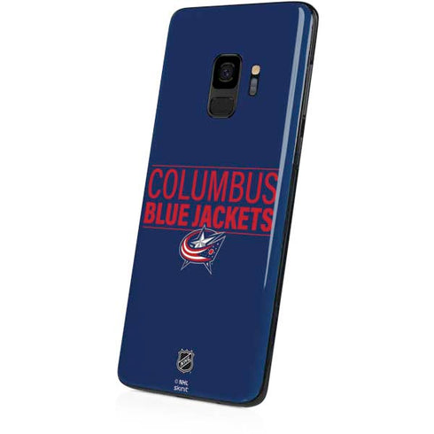 NHL Columbus Blue Jackets Lineup Galaxy S9 Skin