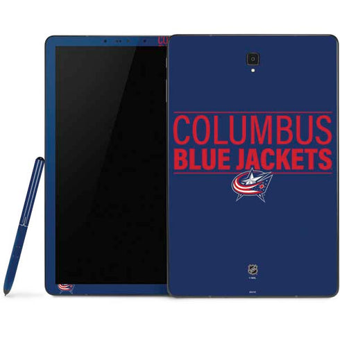 NHL Columbus Blue Jackets Lineup Samsung Galaxy Tab Skin