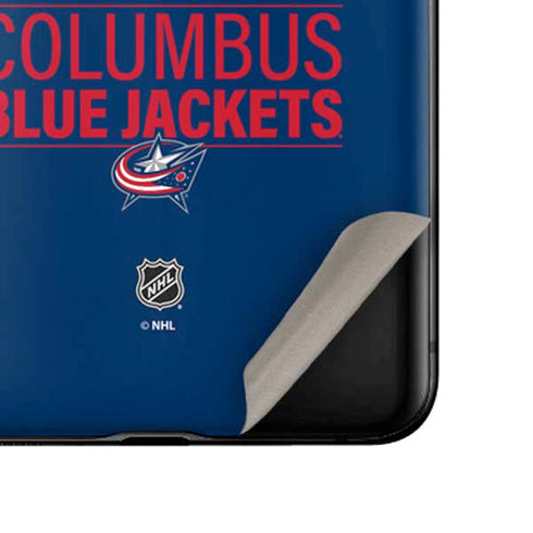 NHL Columbus Blue Jackets Lineup Galaxy Z Flip Skin