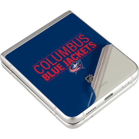NHL Columbus Blue Jackets Lineup Galaxy Z Flip3 5G Skin