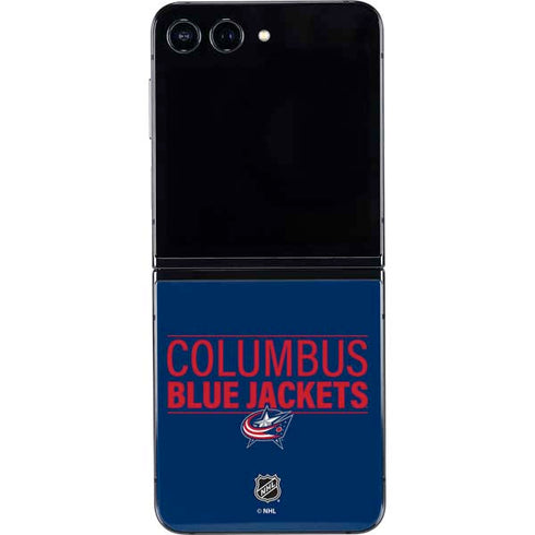 NHL Columbus Blue Jackets Lineup Galaxy Z Flip5 5G Skin