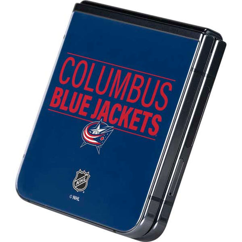 NHL Columbus Blue Jackets Lineup Galaxy Z Flip5 5G Skin