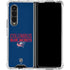 NHL Columbus Blue Jackets Lineup Galaxy Z Fold4 5G Clear Case
