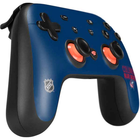 NHL Columbus Blue Jackets Lineup Google Stadia Controller Skin