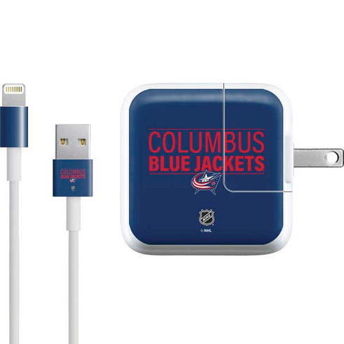 NHL Columbus Blue Jackets Lineup iPad Charger (10W USB) Skin