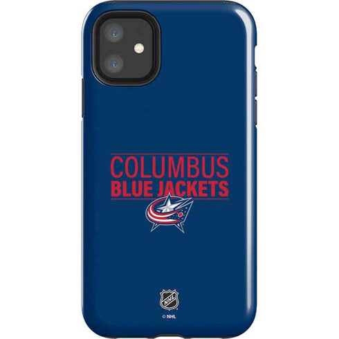 NHL Columbus Blue Jackets Lineup iPhone 11 Impact Case