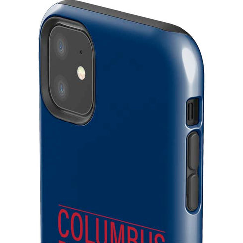 NHL Columbus Blue Jackets Lineup iPhone 11 Impact Case