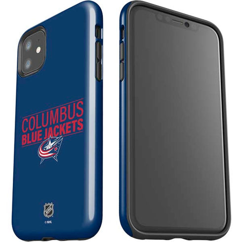NHL Columbus Blue Jackets Lineup iPhone 11 Impact Case