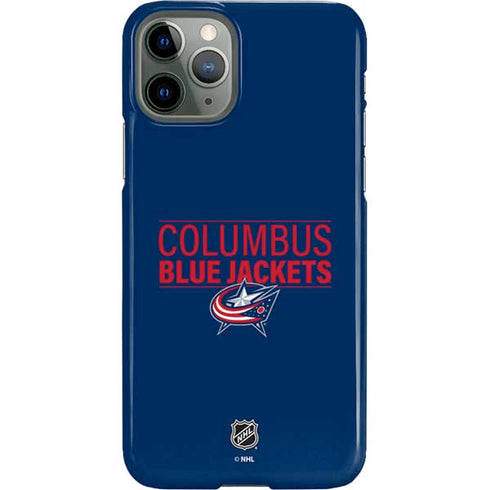 NHL Columbus Blue Jackets Lineup iPhone 11 Pro Lite Case