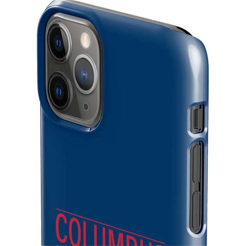 NHL Columbus Blue Jackets Lineup iPhone 11 Pro Lite Case