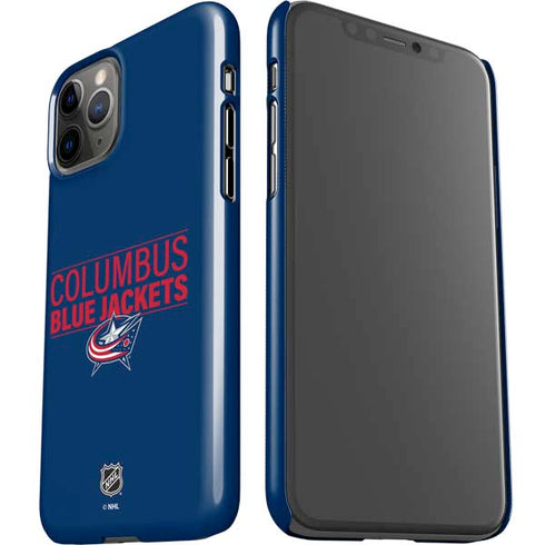 NHL Columbus Blue Jackets Lineup iPhone 11 Pro Lite Case