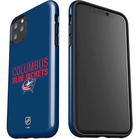 NHL Columbus Blue Jackets Lineup iPhone 11 Pro Max Impact Case
