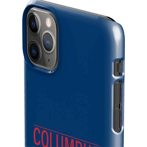 NHL Columbus Blue Jackets Lineup iPhone 11 Pro Max Lite Case