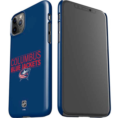 NHL Columbus Blue Jackets Lineup iPhone 11 Pro Max Lite Case