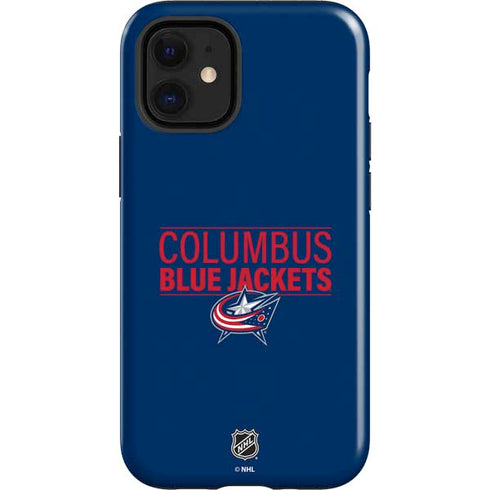 NHL Columbus Blue Jackets Lineup iPhone 12 Mini Impact Case