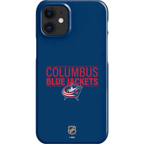 NHL Columbus Blue Jackets Lineup iPhone 12 Mini Lite Case
