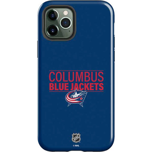 NHL Columbus Blue Jackets Lineup iPhone 12 Pro Max Impact Case