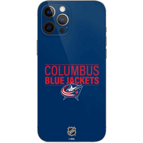 NHL Columbus Blue Jackets Lineup iPhone 12 Pro Max Skin