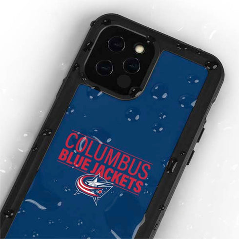 NHL Columbus Blue Jackets Lineup iPhone 12 Pro Max Waterproof Case