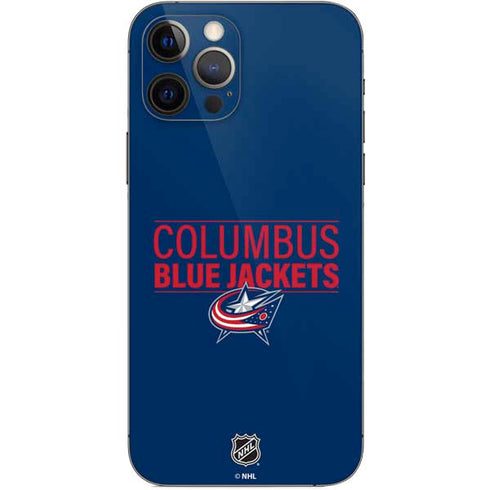NHL Columbus Blue Jackets Lineup iPhone 12 Pro Skin