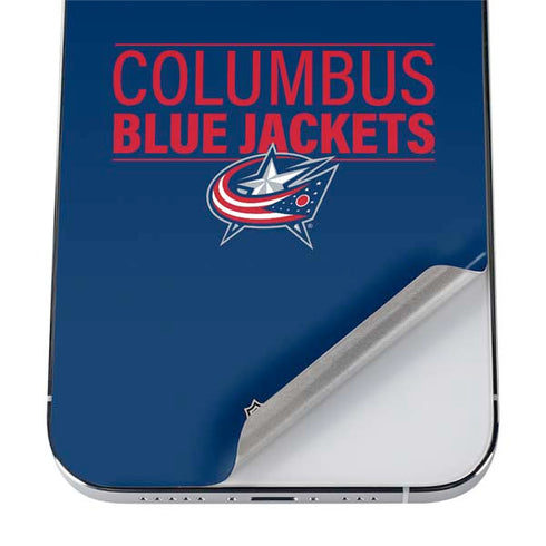 NHL Columbus Blue Jackets Lineup iPhone 12 Pro Skin