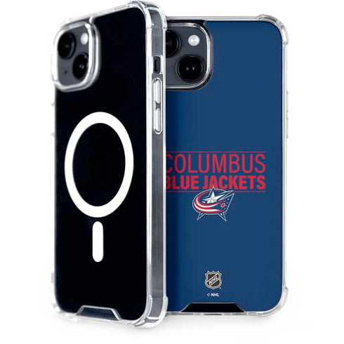 NHL Columbus Blue Jackets Lineup iPhone 13 MagSafe Case